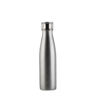 Built 17oz Double Walled Stainless Steel Water Bottle in Silver