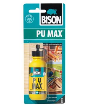 Bison PU Max 75g polyurethane wood construction adhesive flacon