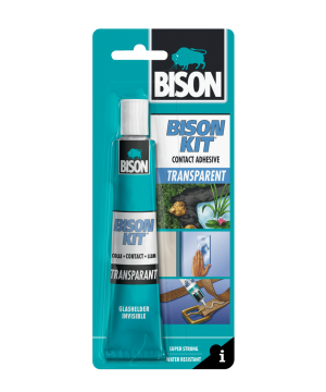 Bison Transparent Contact Adhesive Kit 50ml