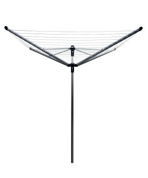 Brabantia Lift-O-Matic Advance 50m Rotary Dryer in silver