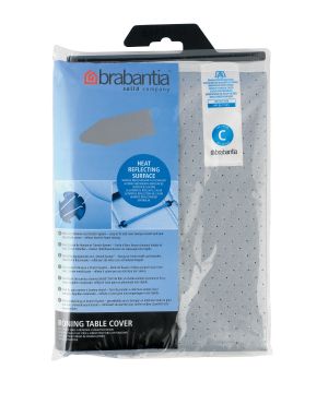 Brabantia 136702 Size C 124x45cm metallised heat reflecting ironing board cover