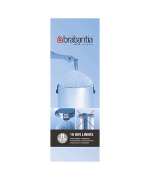 Brabantia 246784 Size H 50 Litre Bin Liners Pack of 10