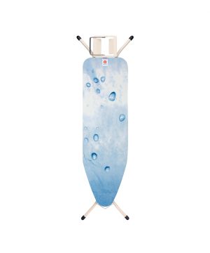 Brabantia 310102 Size B 124x38cm Ironing Board in Ice Water and ivory