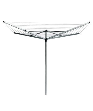 Brabantia 310867 Topspinner 60m Rotary Dryer with Ground Spike in silver
