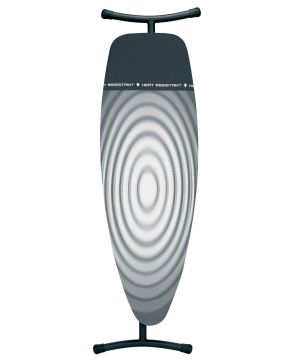 Brabantia 345647 Titan Ironing Board Size D 135cm x 45cm with Titan Oval Cover