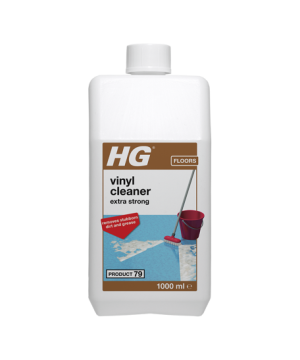 HG 79 Vinyl Cleaner Extra Strong 1L artificial flooring power cleaner and gloss coating remover