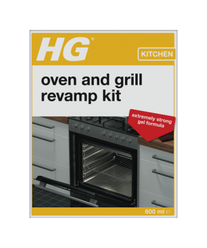 HG Oven and Grill Revamp Kit 600ml cleaning kit with special brush