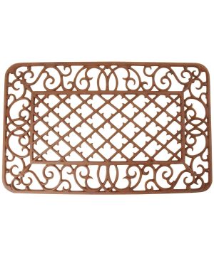 Fallen Fruits LH45 Cast Iron Doormat - Rectangular, 66.5 x 42.2 x 1.8 cm