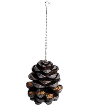 Fallen Fruits FB176 Pinecone Bird Feeder with chain