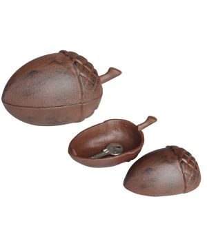 Fallen Fruits LH165 Acorn Key Keeper, 13.2 x 7.6 x 6.9 cm cast iron