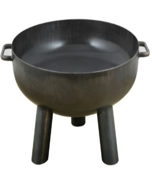 Fallen Fruits FF241 Steel Fire Bowl - 60 Cm with three legs and two handles