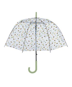 Fallen Fruits BEE003 Bee Print Transparent Umbrella, 83.0x83.0x81.5 cm