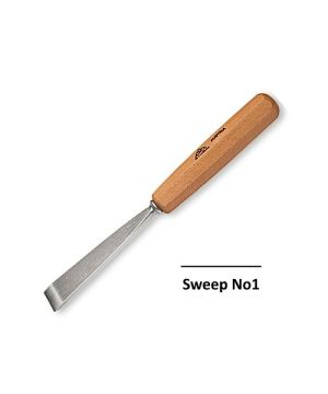 Stubai 10mm Straight Flat Carving Tool No1 Sweep Series 55