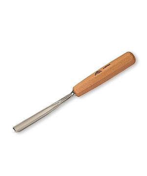 Stubai Straight V-Parting Tool No41 Sweep 6mm in steel and beechwood