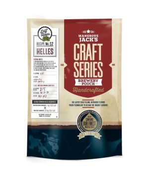 Mangrove Jacks Craft Series Helleslager Brewery Pouch 1.8kg pale gold beer making kit