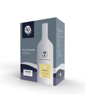 SG Wines Platinum Chardonnay Wine Making Kit, 30 bottles