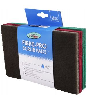 Axus Decor Fibre-Pro Scrub Pads Blue Series Pack of 5 abrasive cleaning pads