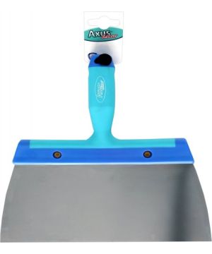 Axus Decor Blue Series 240mm broad knife with stainless steel blade and soft grip handle