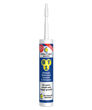 C-Tec BT1 Bathroom Sealant and Adhesive, white, 290ml