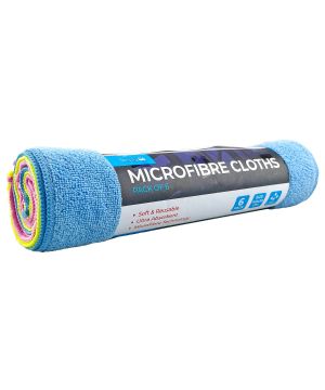 Simply CLE020 Microfibre Cloths Pack of 6