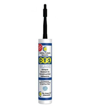 C-Tec CT1 Sealant and Adhesive 290ml in black