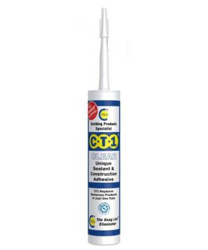 C-Tec CT1 Sealant and Adhesive 290ml in clear