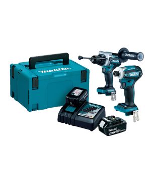 Makita DLX2455TJ 18V LXT Brushless Combo Kit with DHP486 drill and DTD172 impact driver