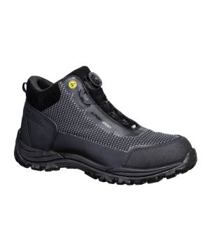 Portwest FE04 Girder Composite Mid Safety Boot in black, size 12