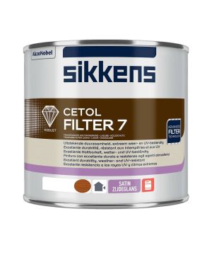 Sikkens Cetol Filter 7 Light Oak 1L solvent-borne woodstain with a satin finish