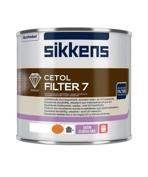 Sikkens Filter 7 Plus Pine 1L solvent-borne woodstain with satin finish