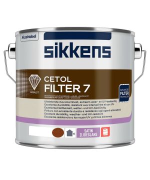 Sikkens Cetol Filter 7 Dark Oak 2.5L woodstain with a satin finish