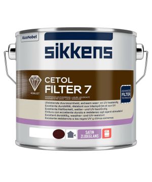Sikkens Filter 7 Plus Rosewood 2.5L solvent-borne medium build woodstain satin finish
