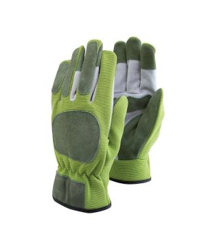 Town & Country Flexi-Riggers Gloves in green, medium size