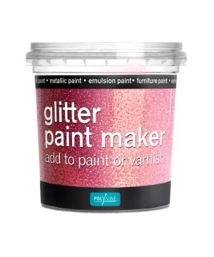 Polyvine Glitter Paint Maker Pink 75g specialist paint additive