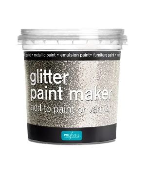 Polyvine Glitter Paint Maker Silver 75g specialist paint additive