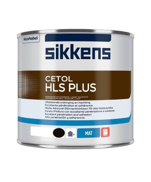 Sikkens Cetol HLS Plus 1L semi-gloss solvent-based woodstain in ebony