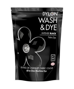 Dylon Wash & Dye Intense Black 350g fabric dye