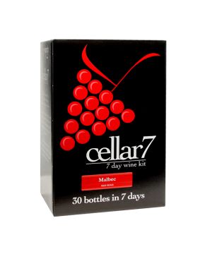 Cellar 7 Malbec Wine Making Kit for 30 Bottles