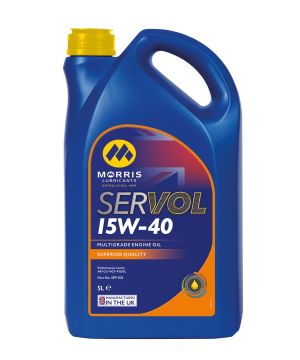 Morris Lubricants SPP005 Servol 15W-40 Engine Oil 5L