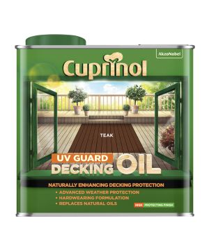 Cuprinol UV Guard Decking Oil Teak 2.5L