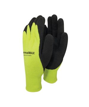 Town & Country ThermalMAX Waterproof Grip Gloves in Yellow, size M