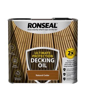 Ronseal Ultimate Protection Decking Oil in Natural Cedar, 2.5L