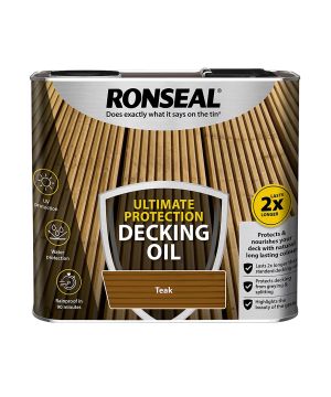 Ronseal Ultimate Protection Decking Oil in Teak, 2.5L