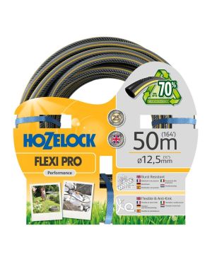 Hozelock FlexiPro 50m Hose in grey and yellow