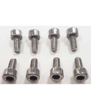 Charnwood V2JS Lathe Chuck Jaw Screws for Viper2, Pack of 8, M4, 12mm