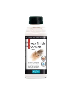 Polyvine Wax Finish Varnish Satin Finish 1L Clear