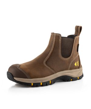 Buckbootz WIZD2BRN Wizardz Nubuckz Dealer Boot in brown size 11