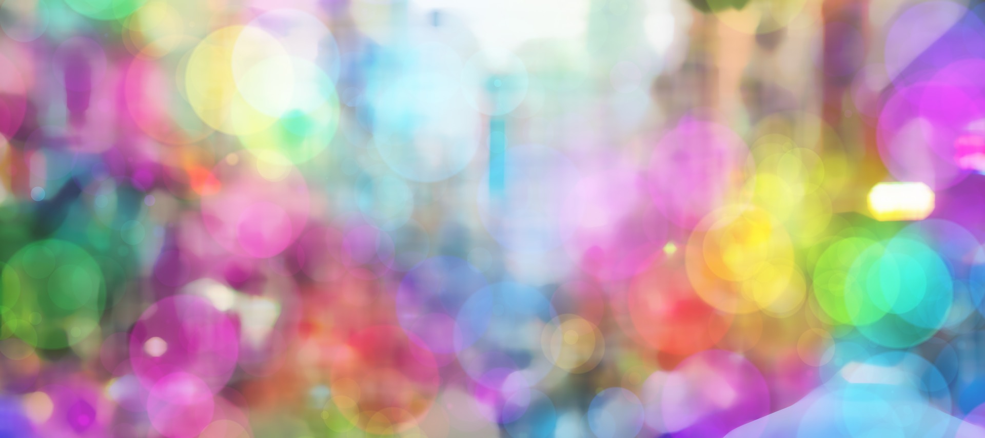 A blur of bright multicoloured paint colours